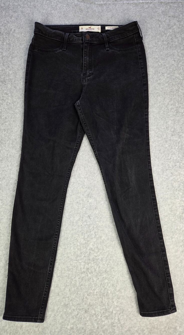 Hollister High Rise Jean Legging Black Skinny Jeans Women's Size 11R W30 L28